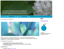 Tablet Screenshot of kehitysvammalaakarit.fi